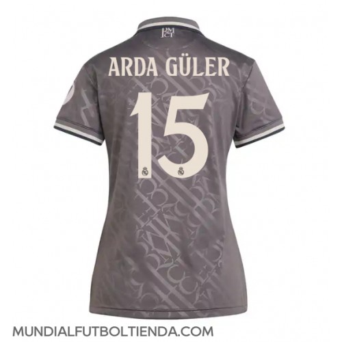 Camiseta Real Madrid Arda Guler #15 Tercera Equipación Replica 2024-25 para mujer mangas cortas